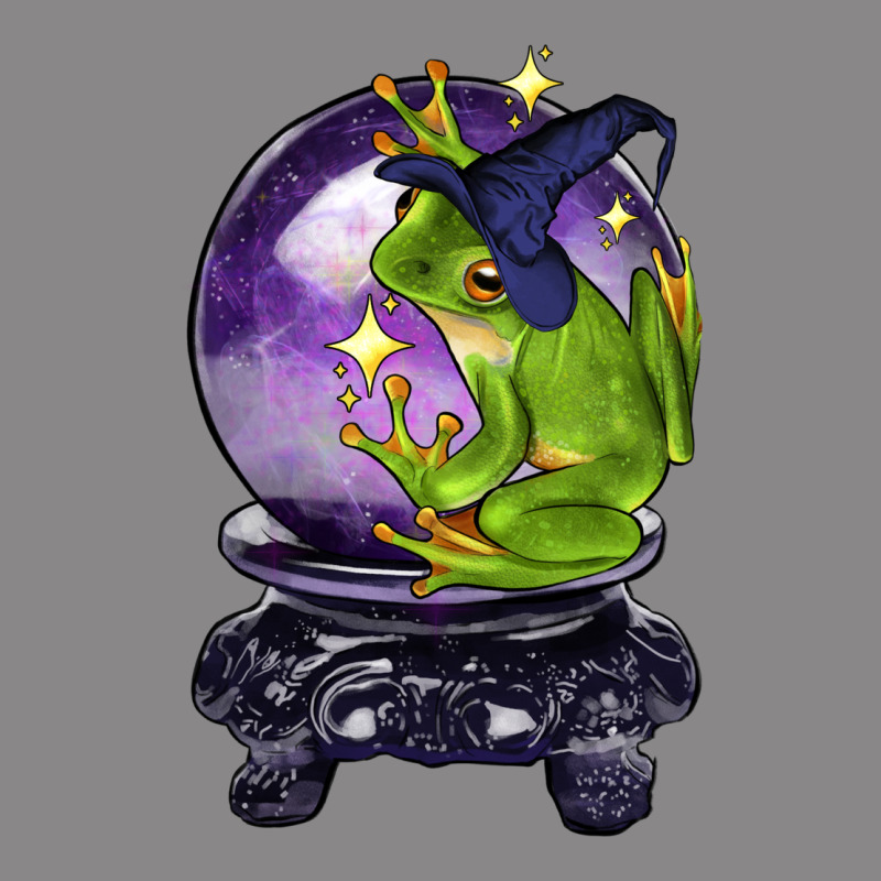 Halloween Frog With Crystal Ball Vintage Tee by LillyAllenDesigns | Teevron