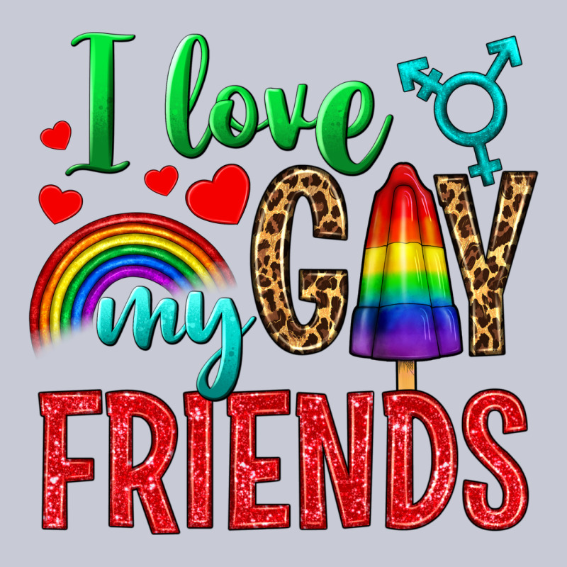 I Love My Gay Friends Heavyweight Hoodie by BundleAndBundleShop | Teevron