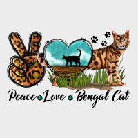 Peace Love Bengal Cat Urban Hoodie | Teevron