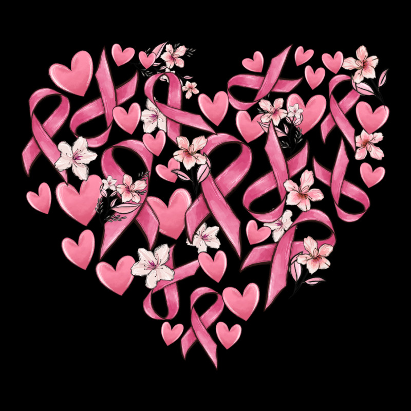 Breast Cancer Awareness Heart Ladies Tee by MaliasSmallBusiness | Teevron