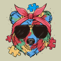 Autism Awareness Bear Heavy Core Tee | Teevron