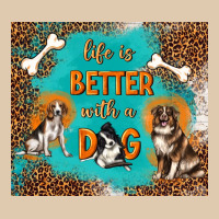 Life Is Better With A Dog Heavyweight Sweatshirt | Teevron