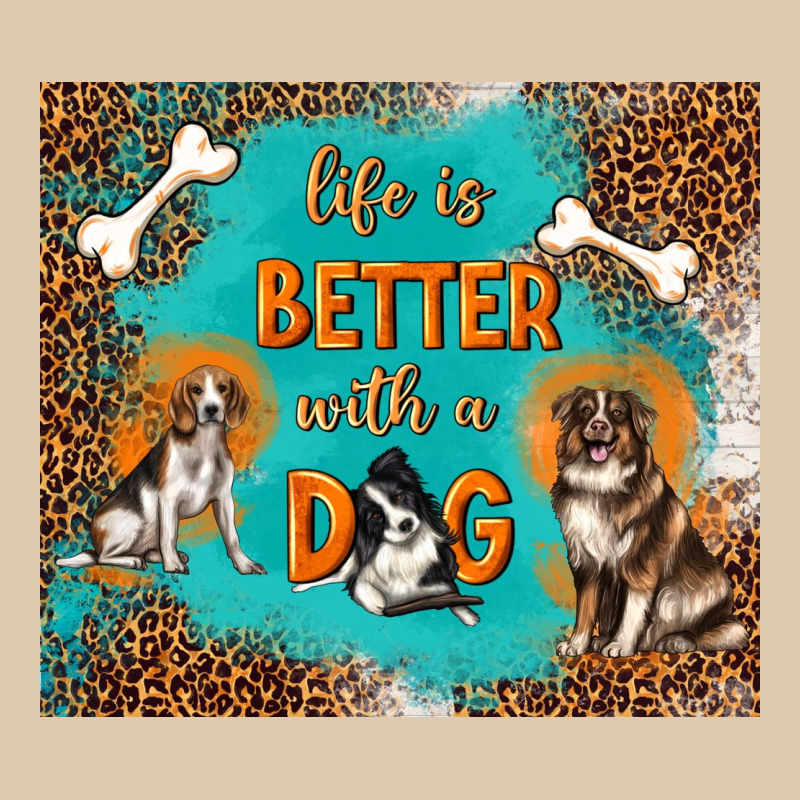 Life Is Better With A Dog Heavyweight Sweatshirt by TumblerDesignByShophia | Teevron