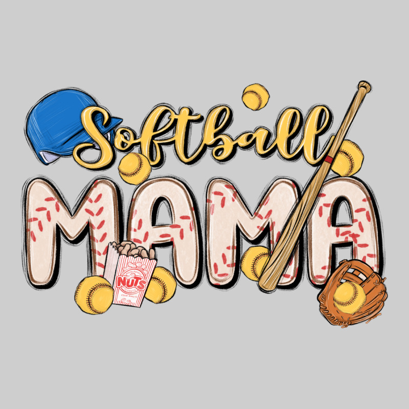Softball Mama Premium Tee by MaliasSmallBusiness | Teevron