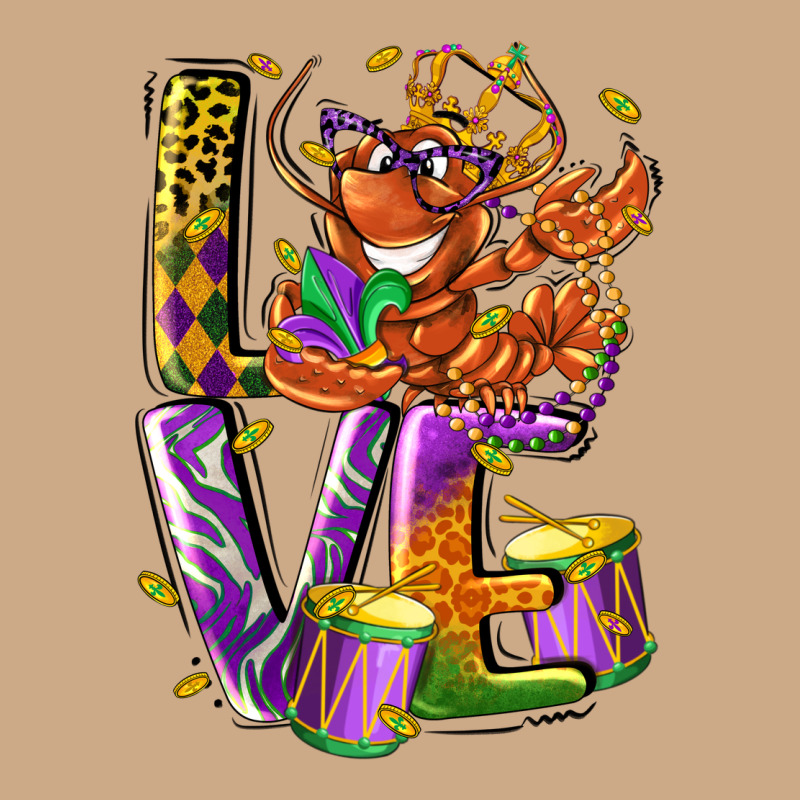 Mardi Gras Love Vintage Hoodie by LillyAllenDesigns | Teevron
