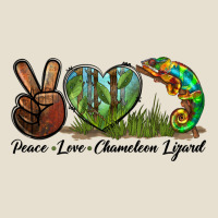 Peace Love Chameleon Lizard Urban Hoodie | Teevron