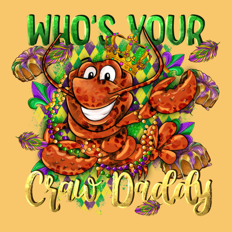 Who's Your Craw Daddy Mardi Gras Vintage Hoodie by LillyAllenDesigns | Teevron
