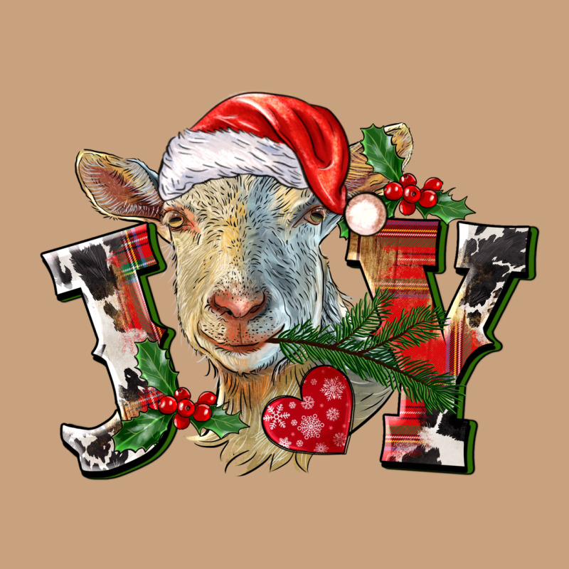 Joy Christmas Goat Vintage Tee by LillyAllenDesigns | Teevron