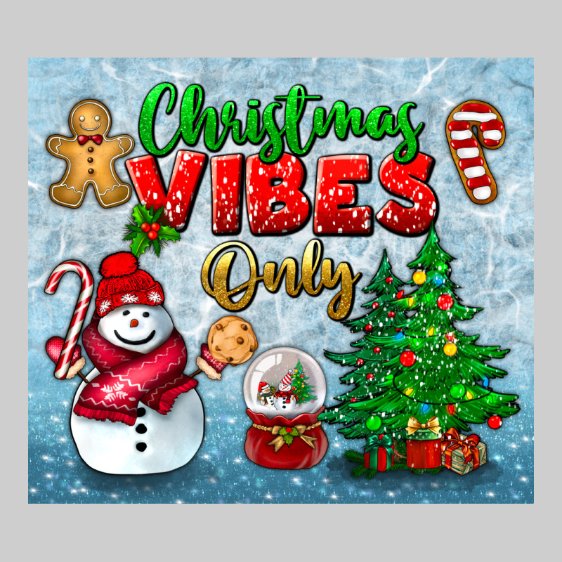 Christmas Vibes Only Tumbler Premium Sweatshirt by BundleAndBundleShop | Teevron