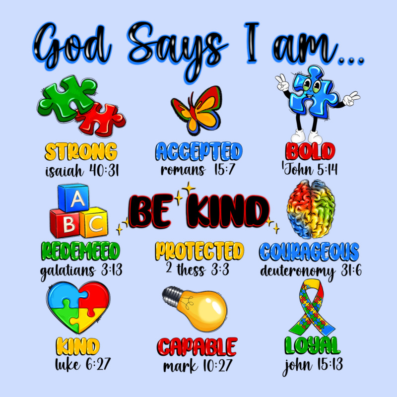 God Says I Am Autism Urban Heavy Tee by Artiststas | Teevron