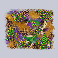Mardi Gras Plaid Purple Glitter Cowhide  Leopard Heavyweight Hoodie | Teevron