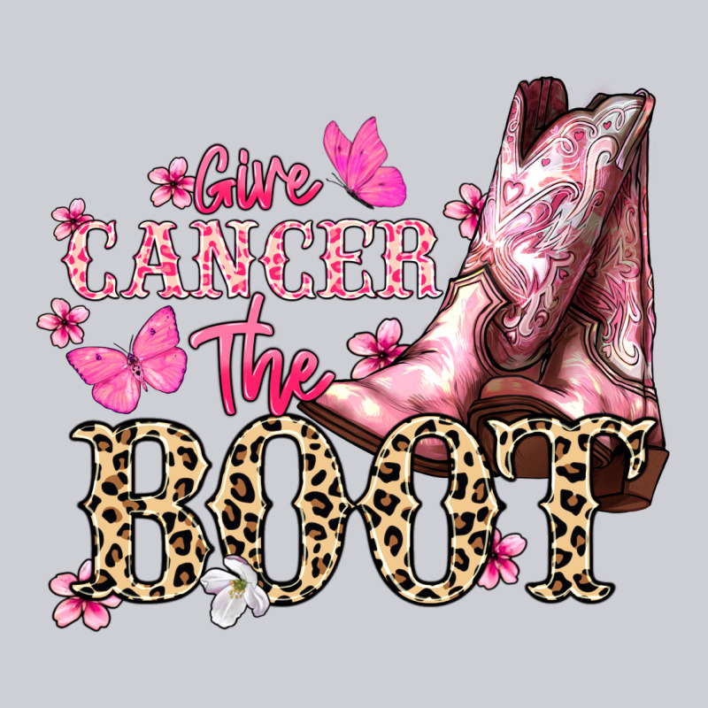 Give Cancer The Boot Cancer Awareness Heavyweight Sweatshirt by HowdyJamesFarm | Teevron