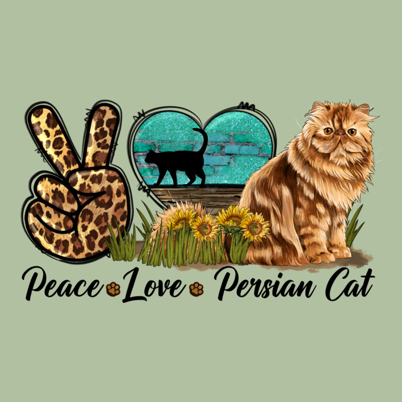 Peace Love Persian Cat Urban Hoodie by LillyAllenDesigns | Teevron