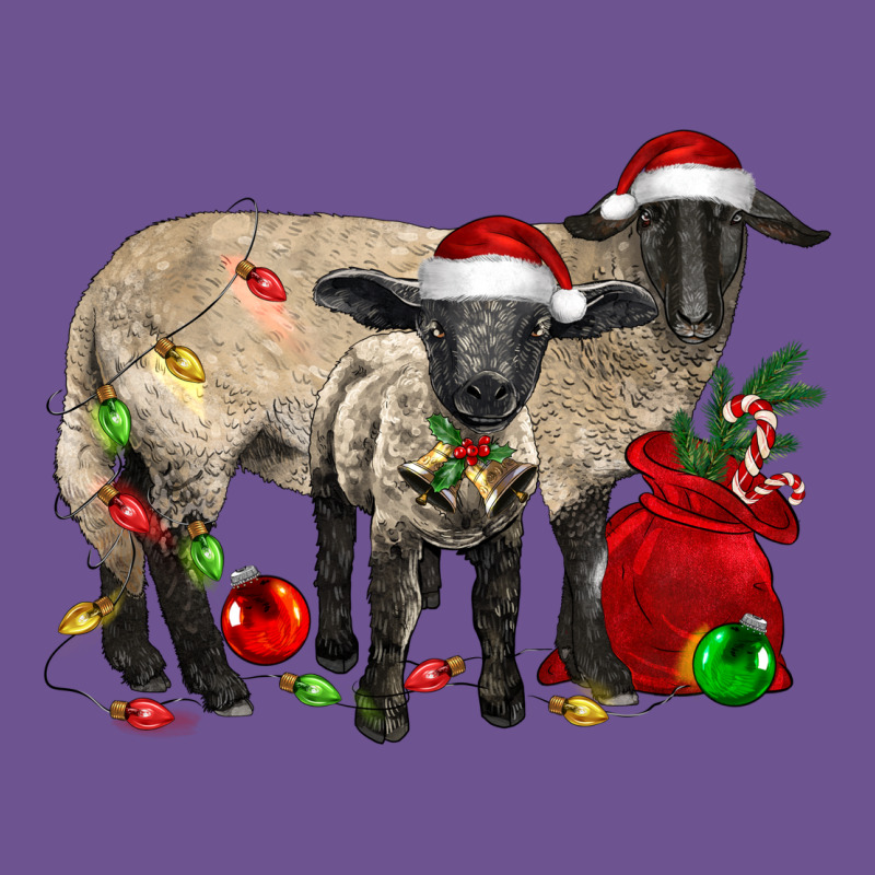 Christmas Suffolk Sheep And Baby Suffolk Sheep Vintage Tee by LillyAllenDesigns | Teevron