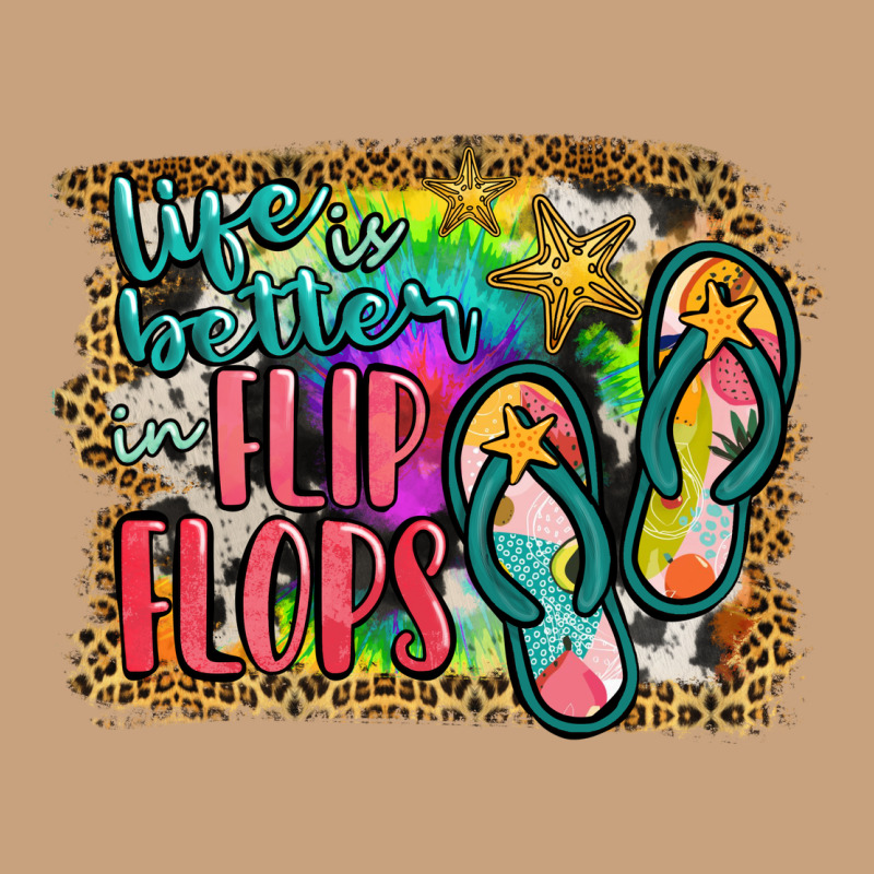 Life Is Better In Flip Flops Vintage Tee by JahusDesignShop | Teevron