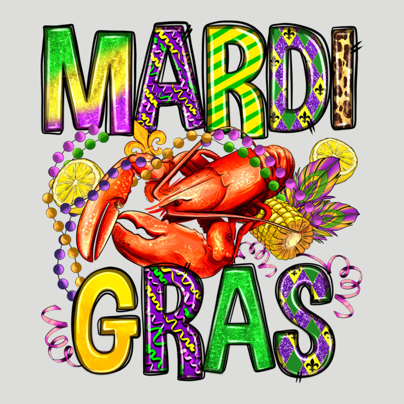Mardi Gras Crawfish Olivia Zipper Hoodie by OliviaCreatesArt | Teevron