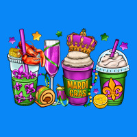 Mardi Gras Coffee Cups Zipper Hoodie | Teevron