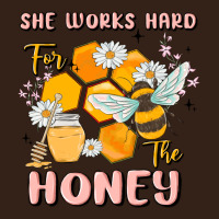 She Works Hard For The Honey Heavy Core Tee | Teevron