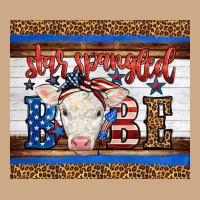4th Of July Western Star Spangled Baby Cow Vintage Hoodie | Teevron