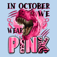 In October We Wear Pink Dinosaur Classic Tee | Teevron