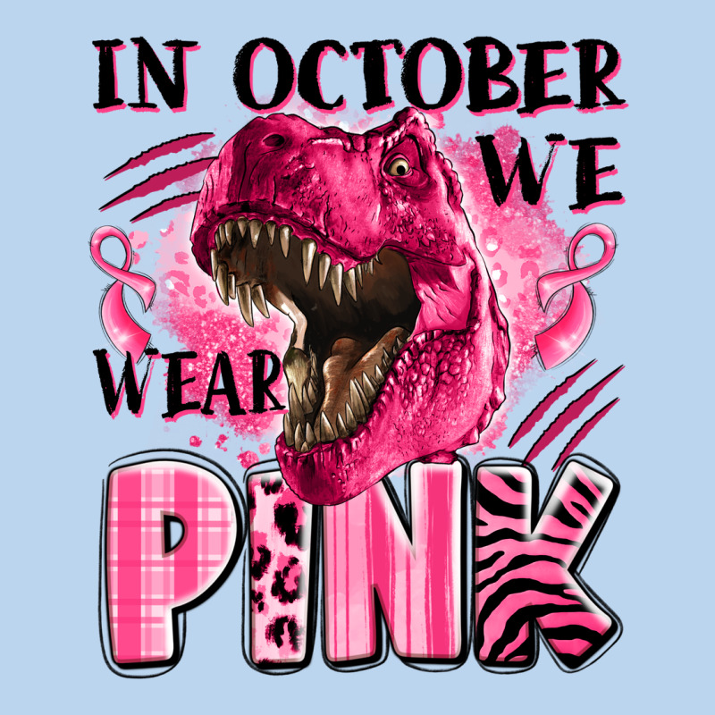 In October We Wear Pink Dinosaur Classic Tee by LillyAllenDesigns | Teevron