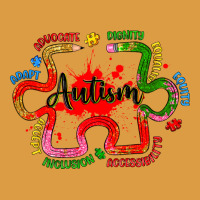 Autism Teacher Pencil Urban Heavy Tee | Teevron