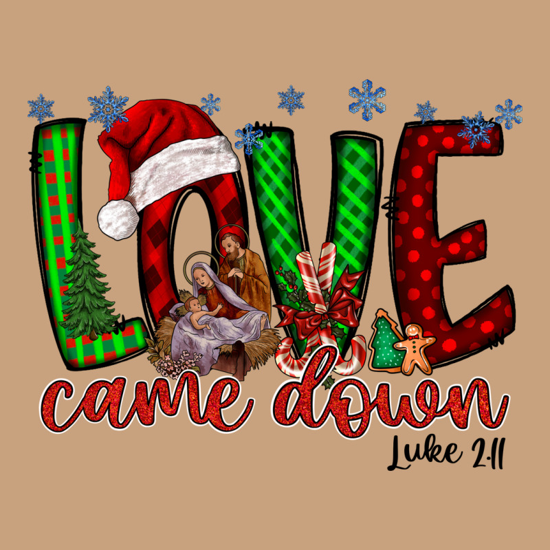 Love Came Dow Christmas Vintage Tee by RacoonDesign | Teevron