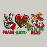 Peace Love Day Of The Dead Heavyweight Hoodie | Teevron