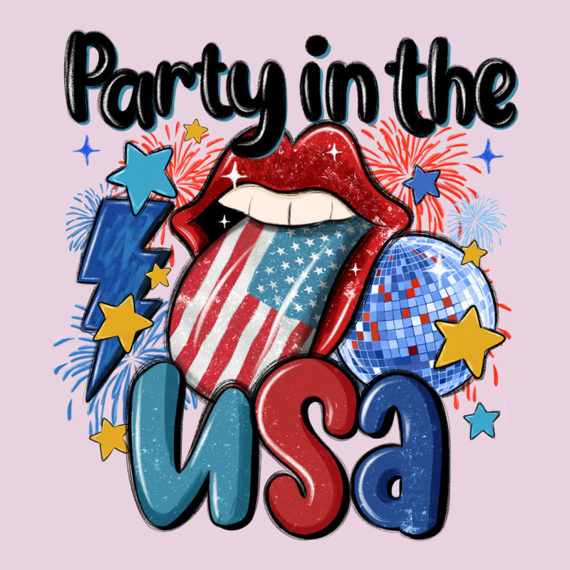Party In The Usa Ladies Tee by MaliasSmallBusiness | Teevron