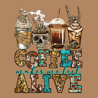 Coffee Makes Me Feel Alive Skeleton Coffee Cups Long Sleeve Tee | Teevron