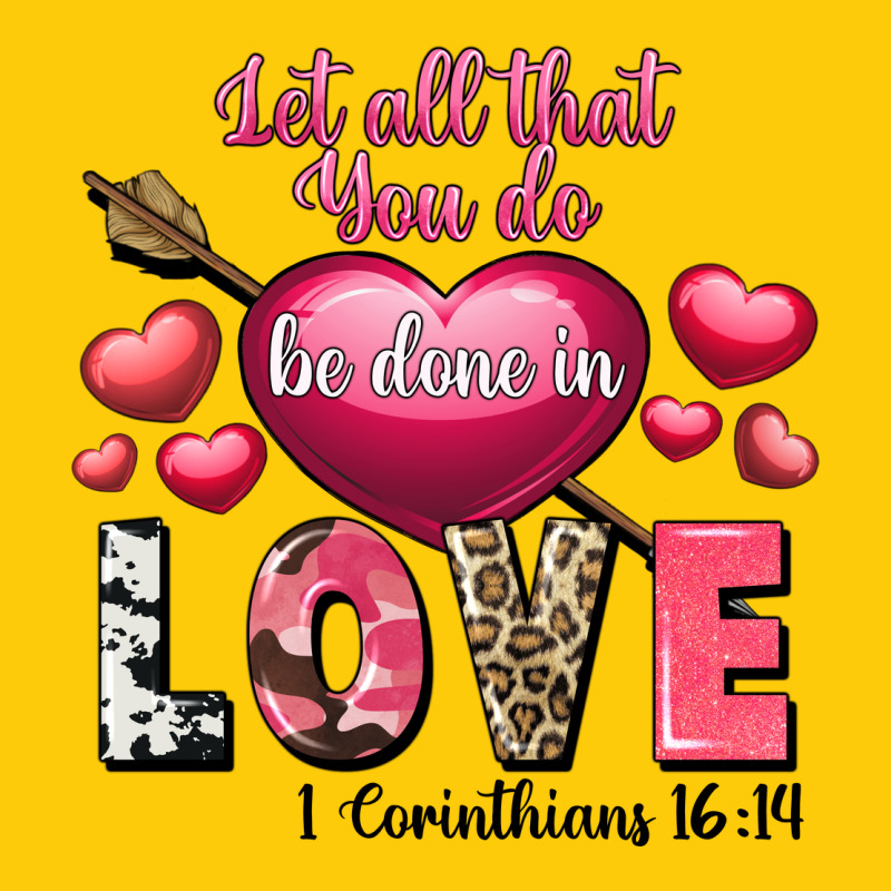 Let All That You Do Be In Love Valentine's Day Premium Hoodie by FaDigitalArtStudio | Teevron