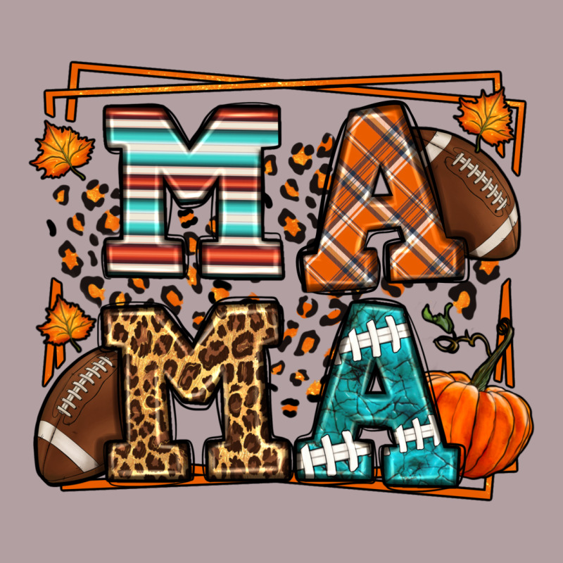 Fall American Football Autumn Mama Vintage Hoodie by LillyAllenDesigns | Teevron