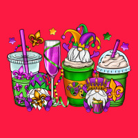 Mardi Gras Gnomes Coffee Cups Zipper Hoodie | Teevron