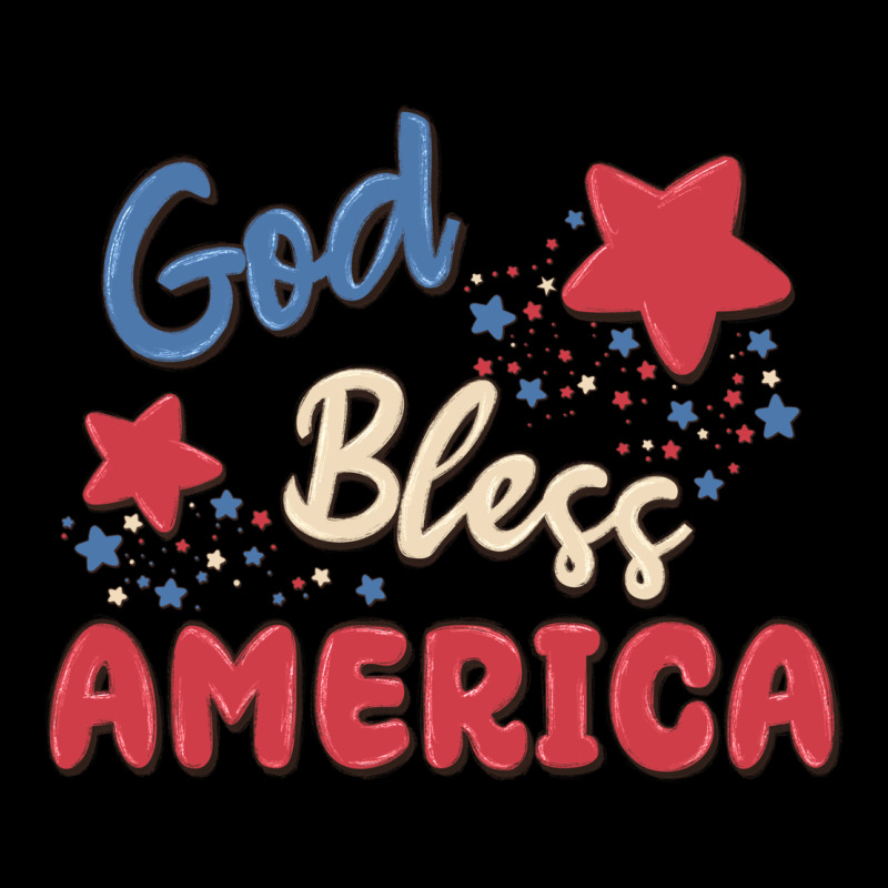 God Bless America Ladies Tee by MaliasSmallBusiness | Teevron