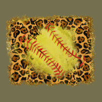 Watercolor Glitter Leopard Softball Background Vintage Hoodie | Teevron