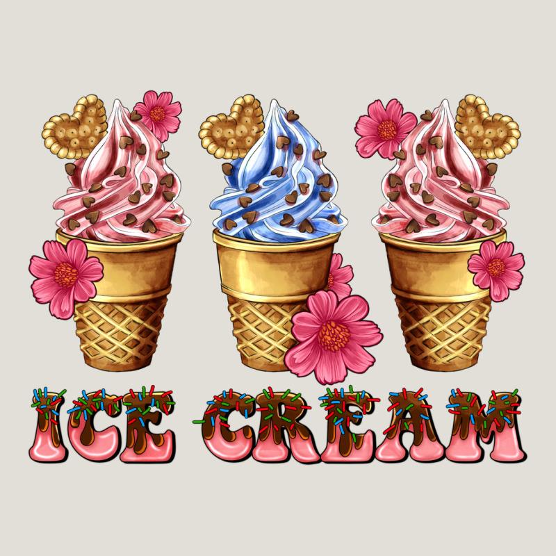 Floral Ice Cream Heavy Core Tee by AdoDesignShop | Teevron