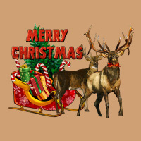 Merry Christmas Two Deers Vintage Tee | Teevron