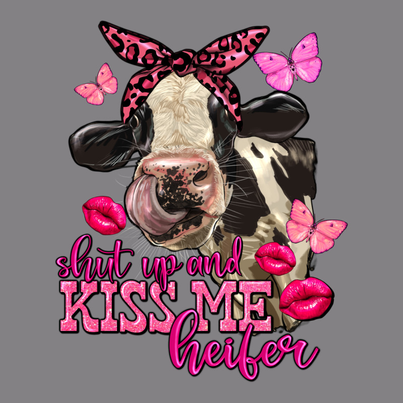 Valentine's Day Shut Up And Kiss Me Heifer Holstein Cow Heavyweight Hoodie by FaDigitalArtStudio | Teevron