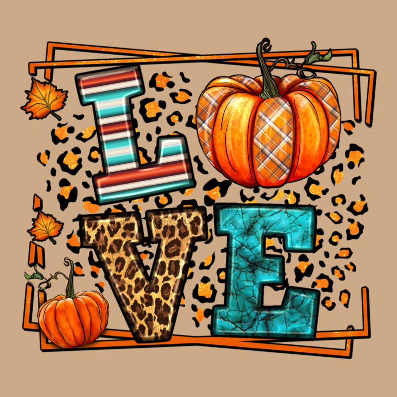 Fall Autumn Leopard Love Pumpkin Vintage Hoodie by LillyAllenDesigns | Teevron