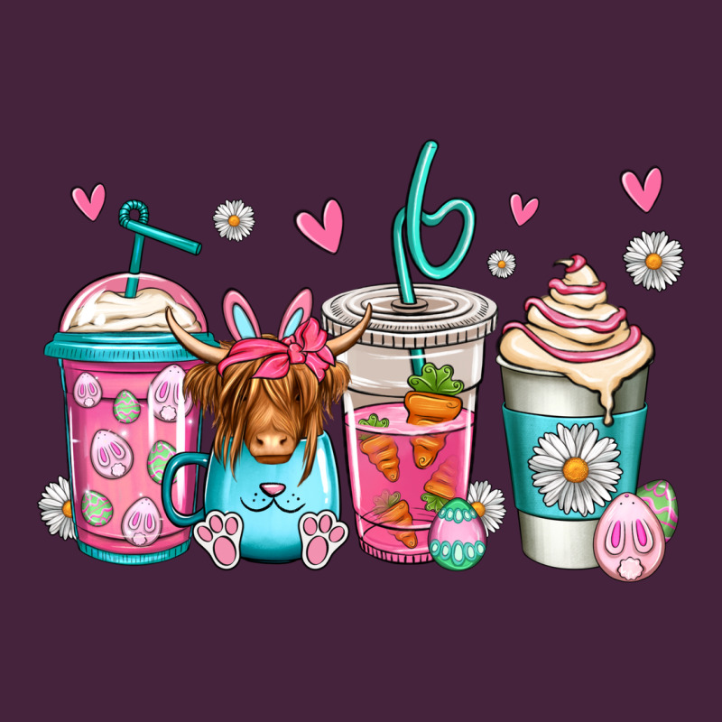 Easter Longhaired Cow Coffee Cups Long Sleeve Tee by Jasminsmagicworld | Teevron