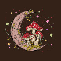 Moon And Mushrooms Heavy Core Tee | Teevron