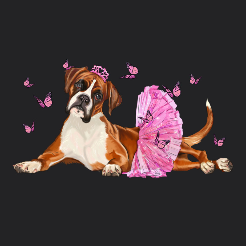 Boxer Dog With Tutu Vintage Tee by LillyAllenDesigns | Teevron
