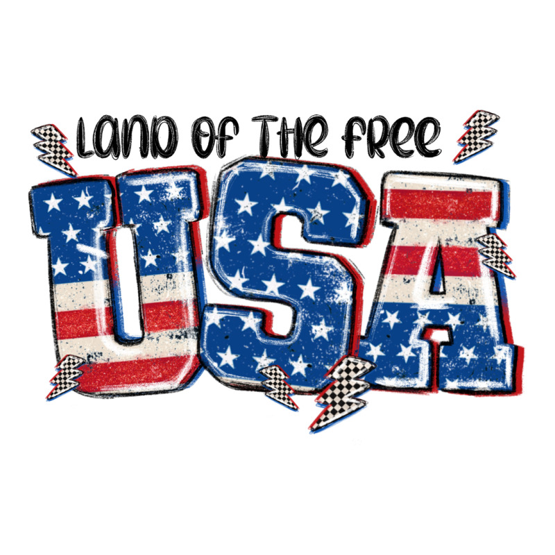 Land Of The Free Usa Ladies Tee by MaliasSmallBusiness | Teevron