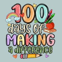 100 Days Of Making A Difference Heavy Core Tee | Teevron