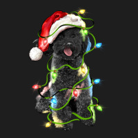Christmas Black Poodles Dog Classic Tee | Teevron