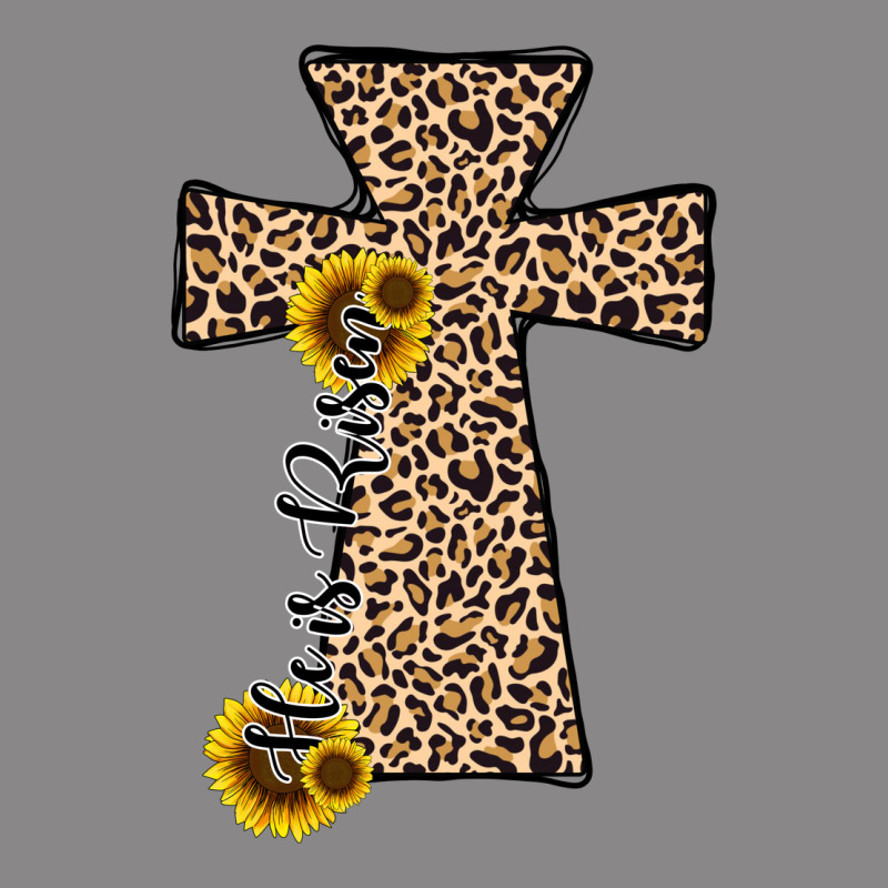 He Is Risen Leopard Cross Vintage Tee by JahusDesignShop | Teevron