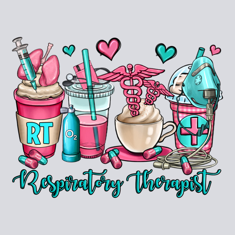 Rt Respiratory Therapist Coffee Cups Zipper Hoodie by OliviaCreatesArt | Teevron