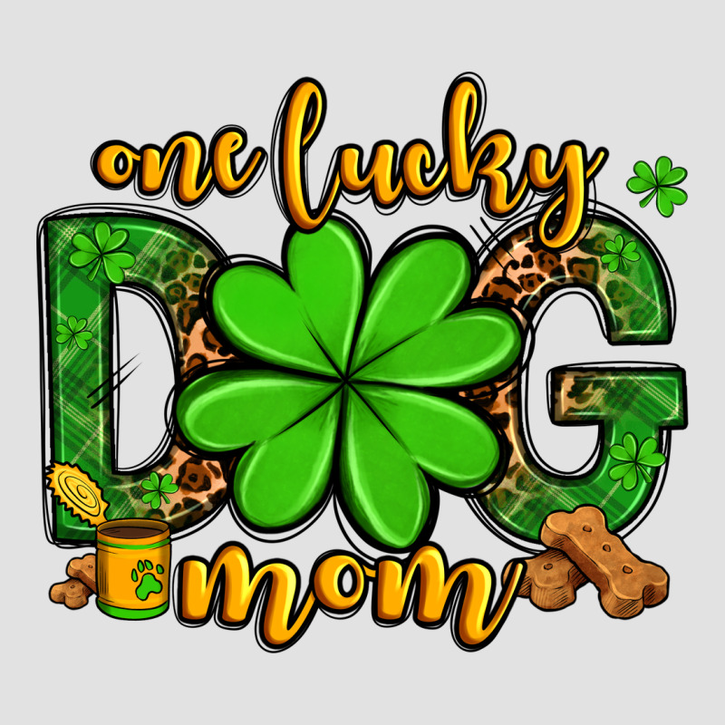 One Lucky Dog Mom St. Patrick's Premium Hoodie by OliviaCreatesArt | Teevron