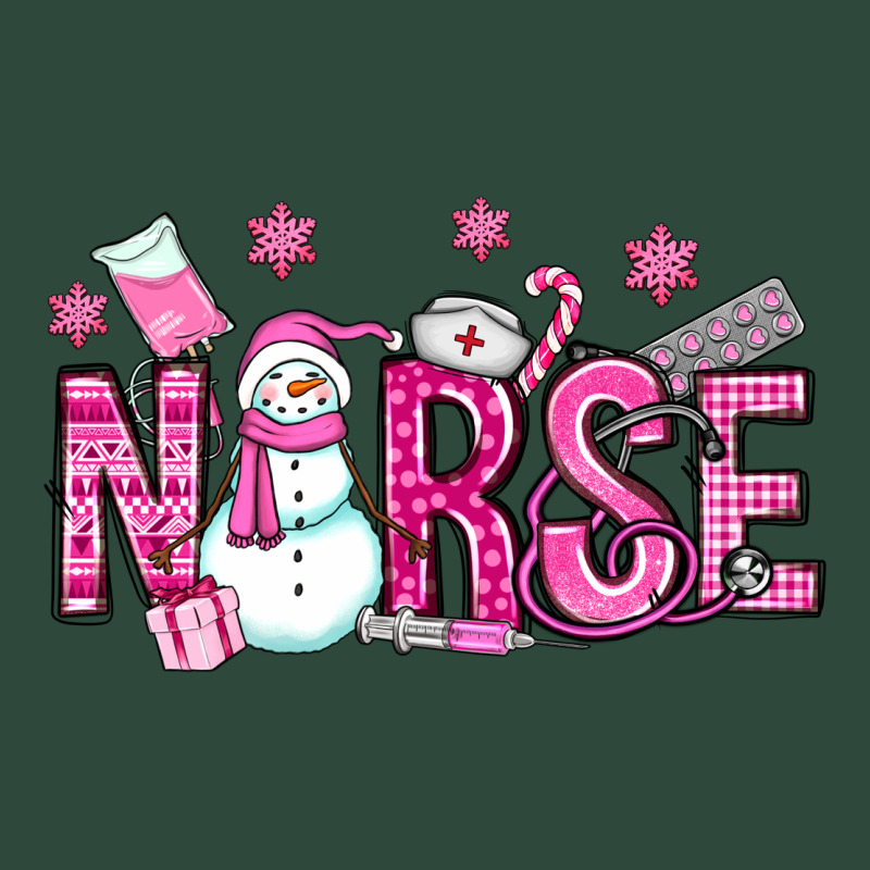 Nurse Pink Christmas Zipper Hoodie by OliviaCreatesArt | Teevron