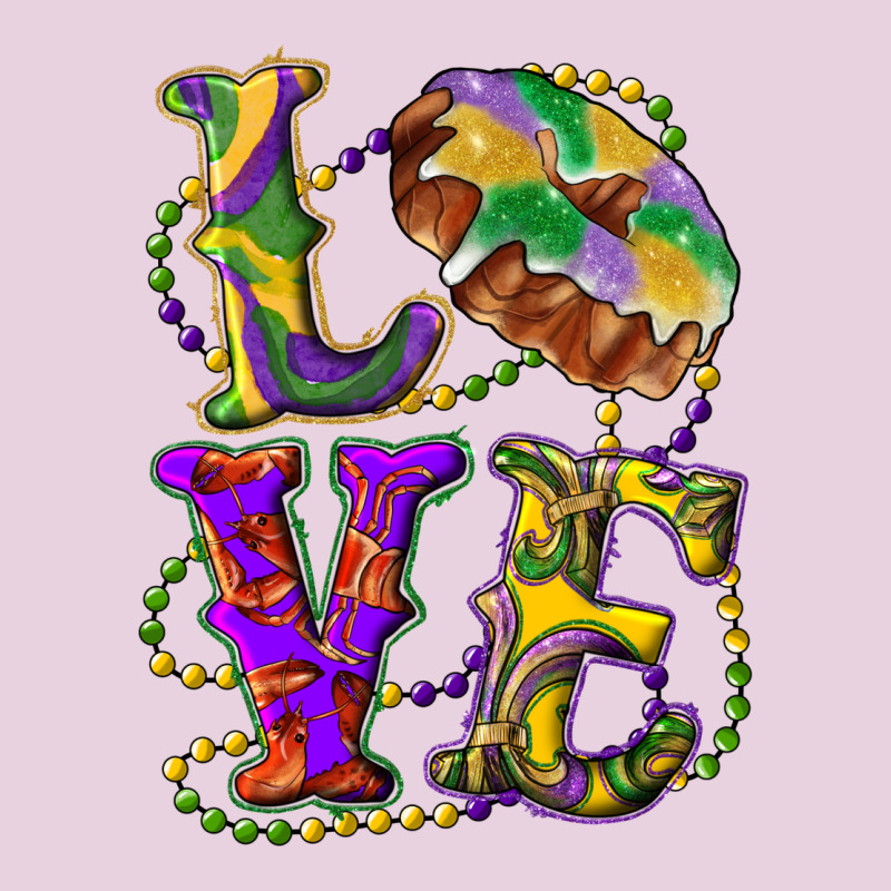 Mardi Gras Love With King Cake Ladies Tee by RanaPortraitStore | Teevron